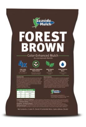 Forest Brown Mulch Bag