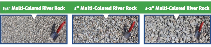Multi-Colored River Rock (3)
