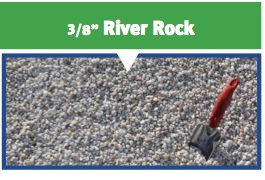 3/8" Gray River Rock