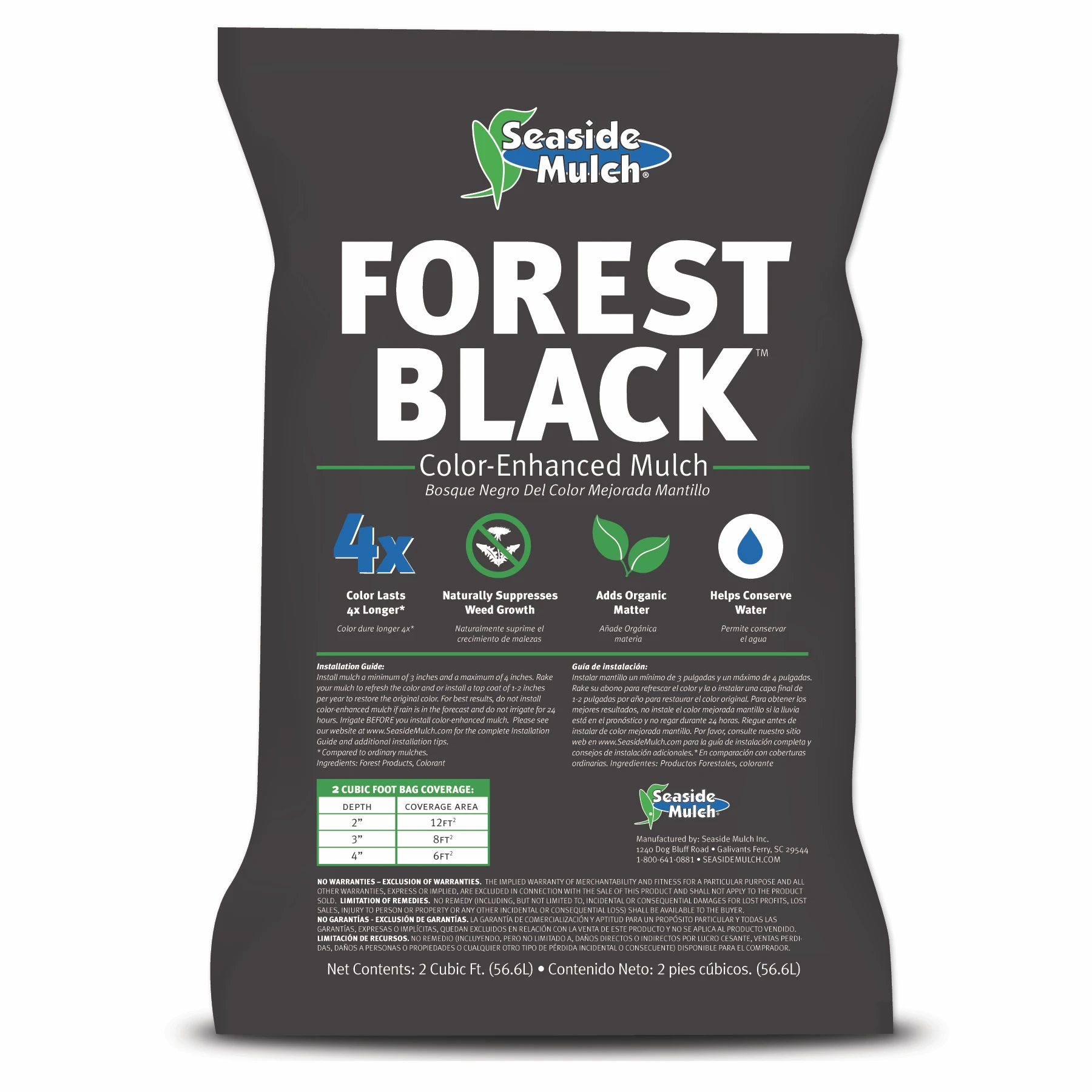 Forest Black™ Mulch